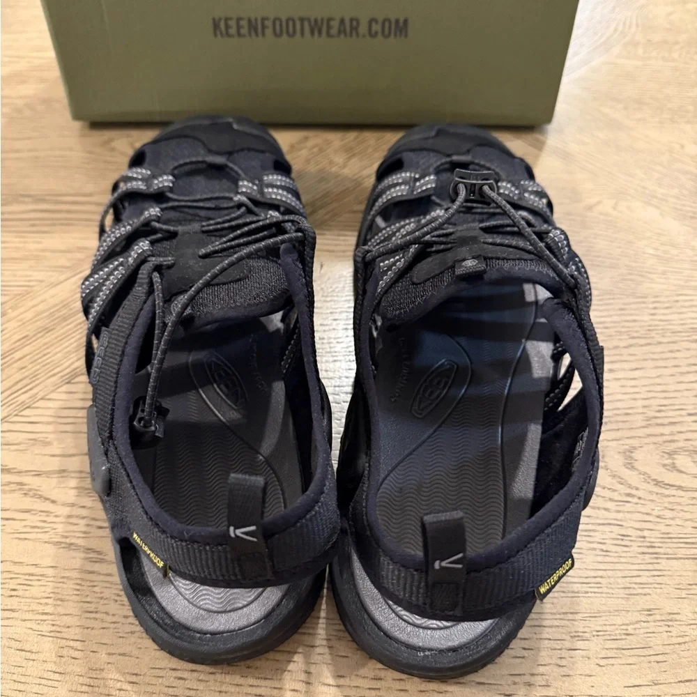 KEEN Men's Drift Creek H2 Closed Toe Water Sandals Black/Black Sz 14 NEW IN BOX
